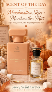 fall vibes misty mashmallow skies